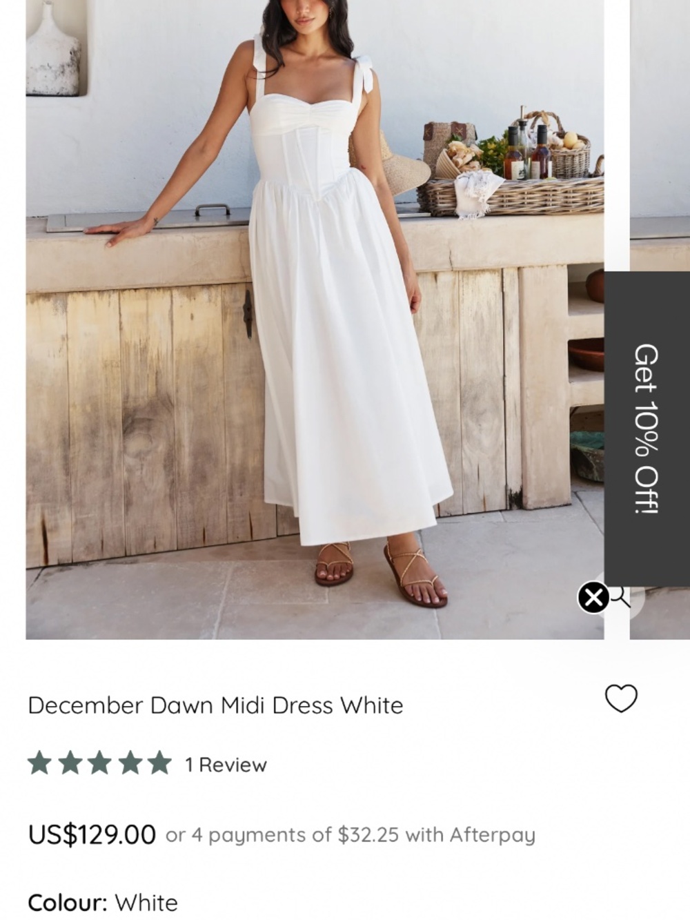 Fortunate One December Dawn Midi dress